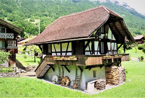 Dorfmuseum Schlossweid inmitten des malerischen Dorfs Ringgenberg